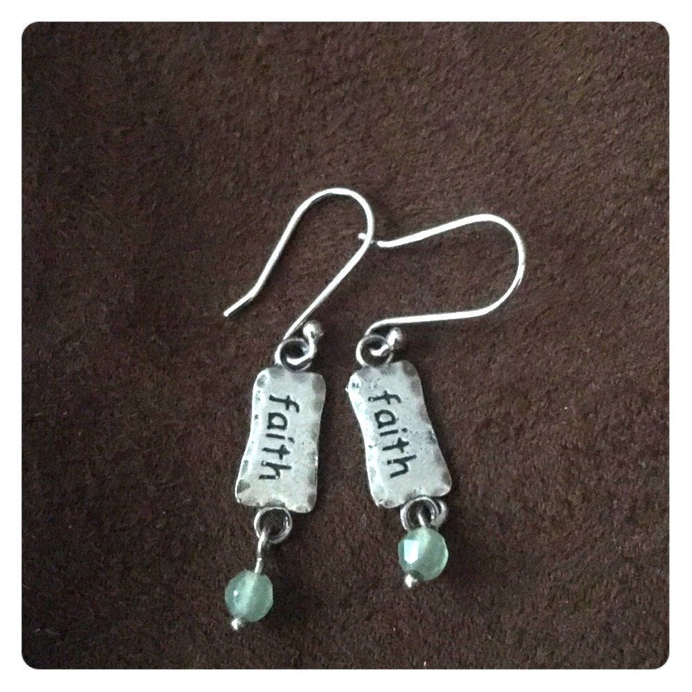 Faith french wire earrings
